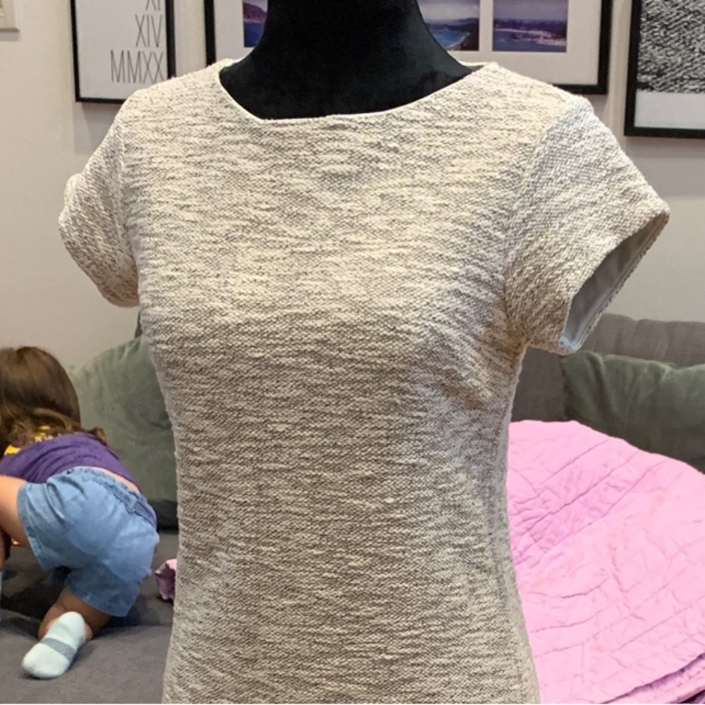 Banana Republic Light Gray Mini Dress